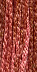 The Gentle Art's Sampler Threads Hand Dyed Embroidery Floss, 100% cotton, COPPER 0520, 5 yds