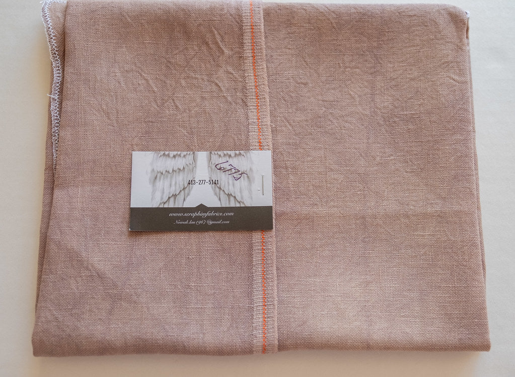 Seraphim Hand-Dyed Embroidery Belfast Linen PRAIRIE GRASS for Cross Stitch and Embroidery, 32count, 18"x13" Piece