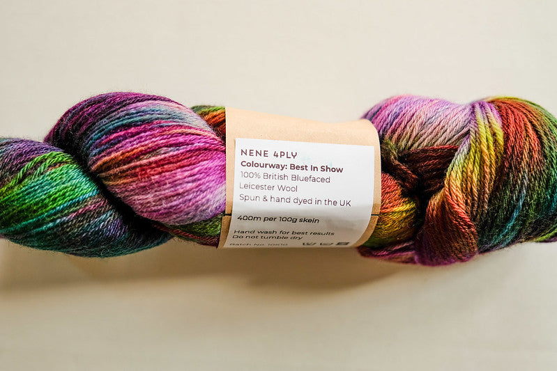 RIVERKNITS Yarn NENE 4-PLY, BEST IN SHOW, Bluefaced Leicester Wool