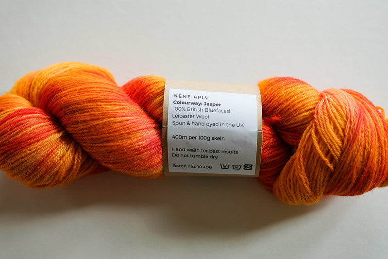 RIVERKNITS Yarn NENE 4-ply, JASPER, Bluefaced Leicester Wool