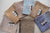 Seraphim Hand-Dyed Embroidery Linen BLUE MORPHO for Cross Stitch and Embroidery Belfast 32 count, 18"x28" Piece