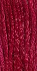 The Gentle Art's Sampler Threads Hand Dyed Embroidery Floss, 100% cotton, CHERRY WINE 0330, 5 yds