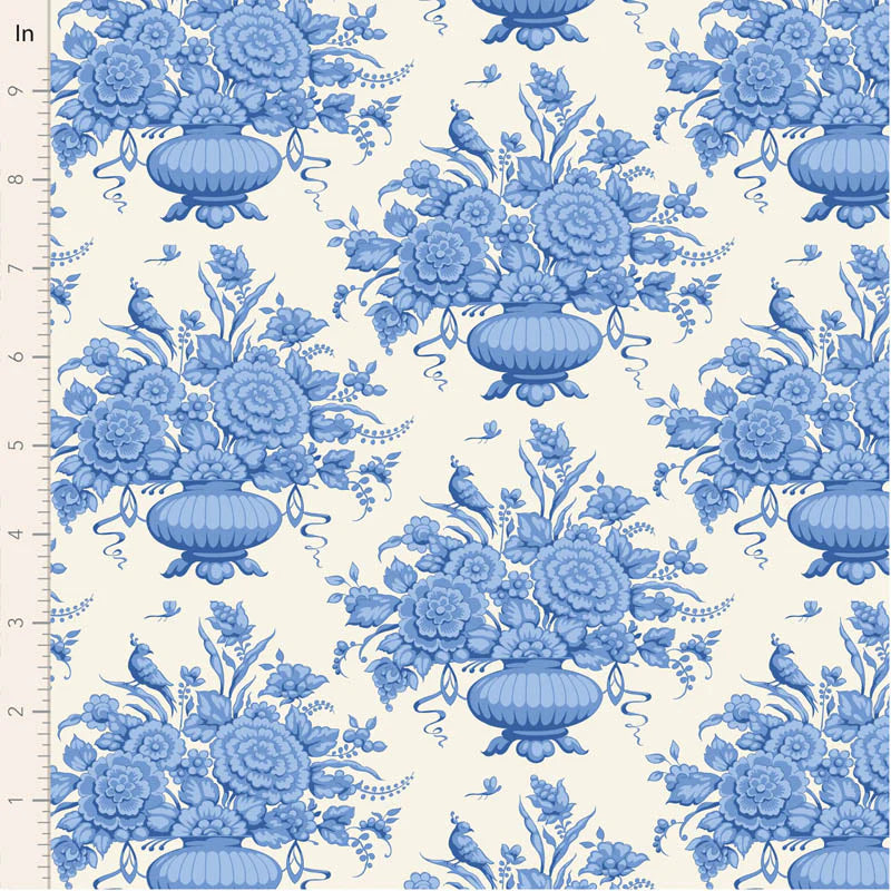 SOMETHING BLUE Collection by TILDA, Fabric AFINA BLUE, TIL100662