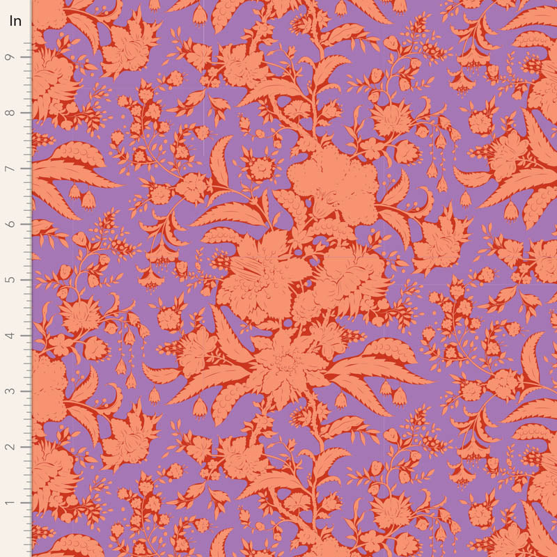 Tilda Fabric ABLOOM IRIS from Bloomsville BLENDERS Collection, TIL110077