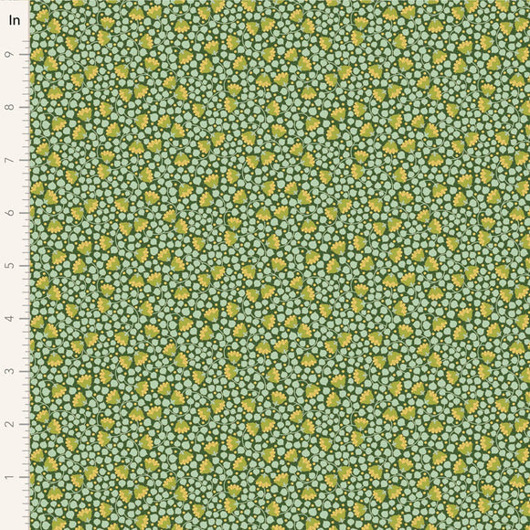 Fabric WALLFLOWER BLENDERS, BELLFLOWER PINE by TILDA, TIL110127