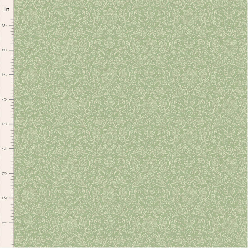 PREORDER! Fabric, LILA SAGE BLENDER for SONGBIRD Collection by TILDA, TIL110153