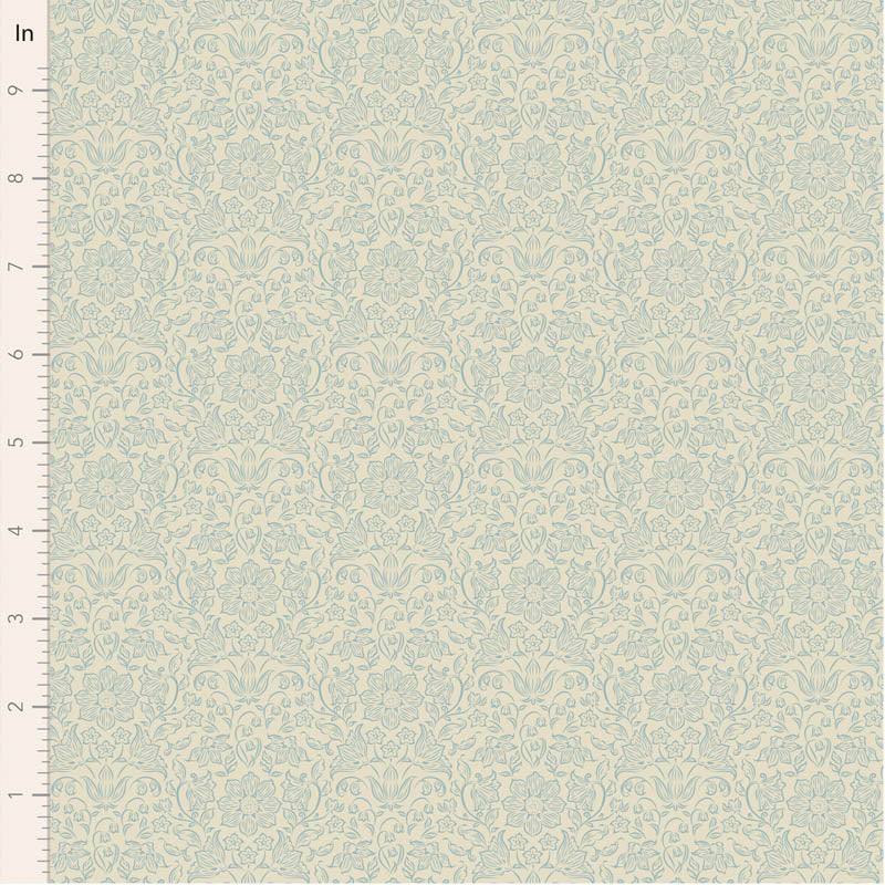 PREORDER! Fabric, LILA LIGHT BLUE BLENDER for SONGBIRD Collection by TILDA, TIL110156