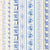 Fabric BORDERS BLUE, A BLENDER for SOMETHING BLUE Collection by TILDA, TIL110170