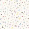 Quilting Fabric CREAM FLOWERS AND BUTTERFLIES MAS11122-E by Hannah Dale from the Together is Better Collection from Maywood Studio