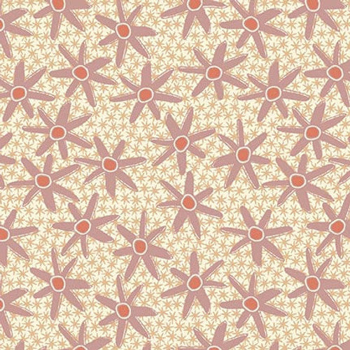 Henry Glass Fabric DAISY LOVE 3322-44 CREAM, from Simply Be Collection by Anni Downs