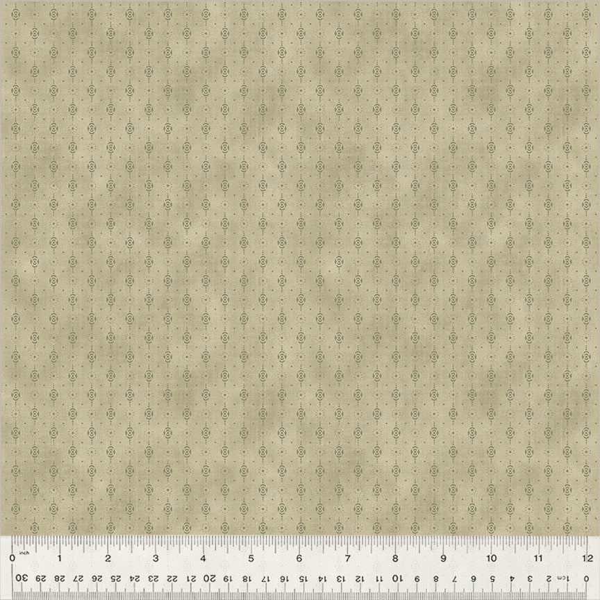 Fabric FOULARD STRIPE OAT BRAN from GARDEN TALE Collection by Jeanne Horton 51190A-11