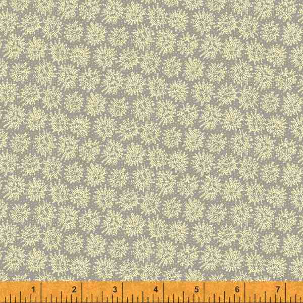 Quilting Fabric BURST from Traveler Collection by Jeanne Horton. 52916-2 Heathered Gray