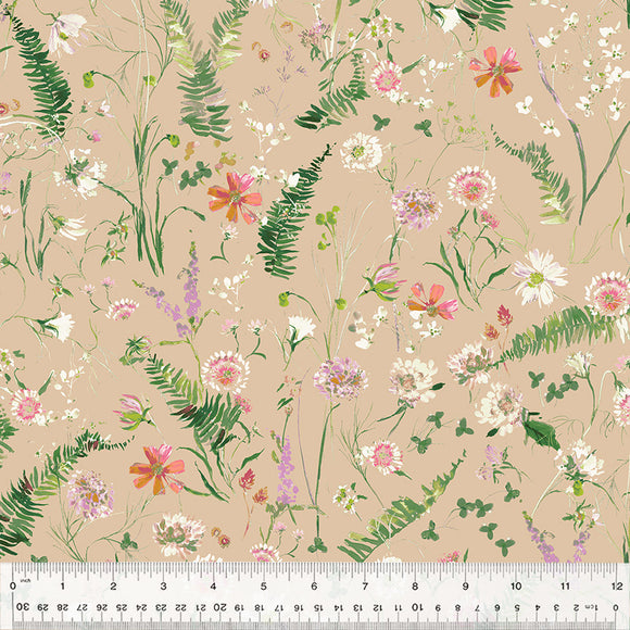 Cotton Fabric, FLOWERFIELD PETAL, 53785D-6, Perennial Collection by Kelly Ventura for Windham Fabrics
