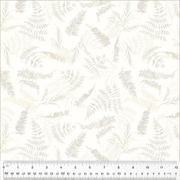 Cotton Fabric, FERN IVORY, 53786D-2, Perennial Collection by Kelly Ventura for Windham Fabrics