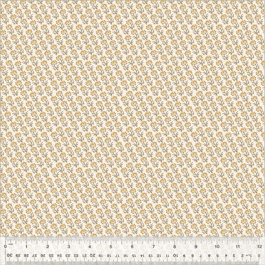 Petite Jeanne Collection, DAPPLED LIGHT IVORY Quilting Fabric from L'Atelier Perdu for Windham Fabrics, 53944-1