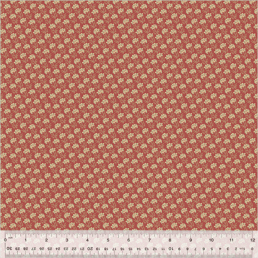 Petite Jeanne Collection, MICK DAPPLED LIGHT RED Quilting Fabric from L'Atelier Perdu for Windham Fabrics, 53944-6