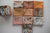 Cotton Fabric, 10 Fat Quarter Bundle, PALETTE ORANGE Collection by Tim Holtz for Free Spirit Fabrics