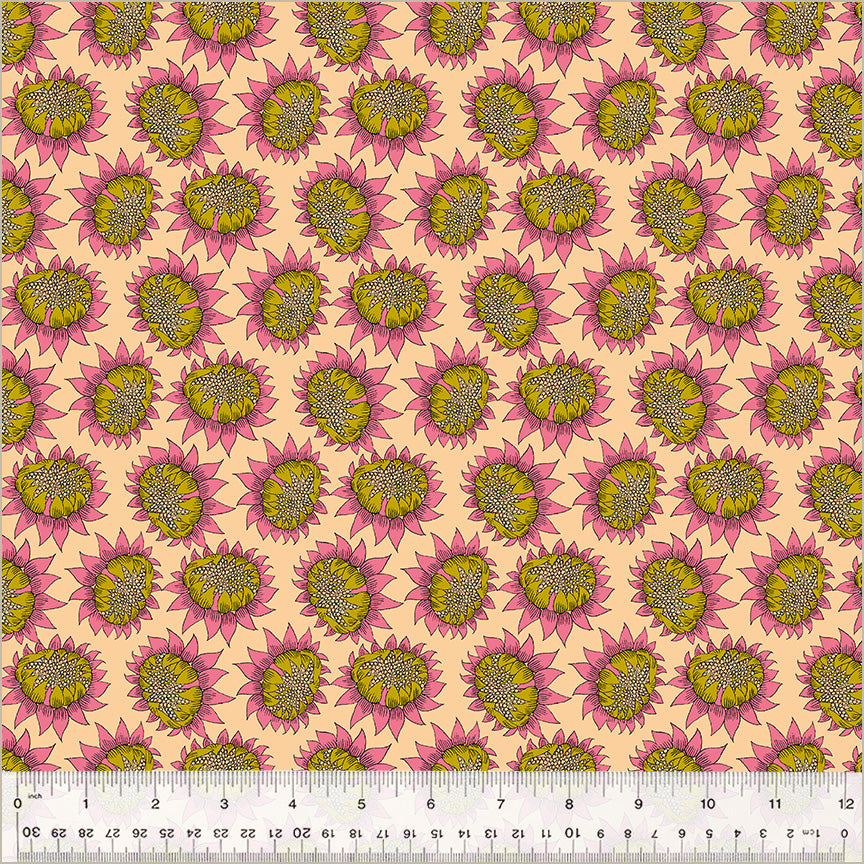 Cotton Fabric 54301D-10 SUNNY Vanilla from Twilight Collection by Sally Kelly for Windham Fabrics