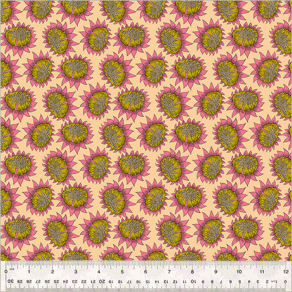 Cotton Fabric 54301D-10 SUNNY Vanilla from Twilight Collection by Sally Kelly for Windham Fabrics