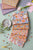 Fabric, 5 Fat 1/4s (20" X 22") bundle from Tilda, WALLFLOWER Collection CARAMEL/THISTLE, 300235
