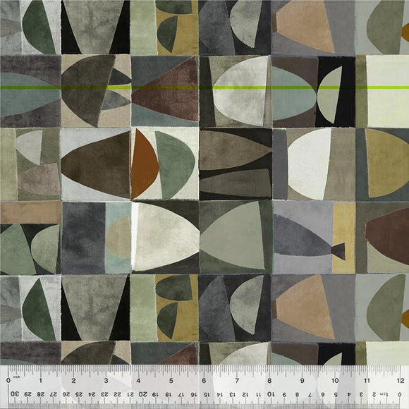 Sketchbook #21, PETITE PALETTE STACKS, 54548DC-1 BAKED CLAY Canvas from Marcia Derse for Windham