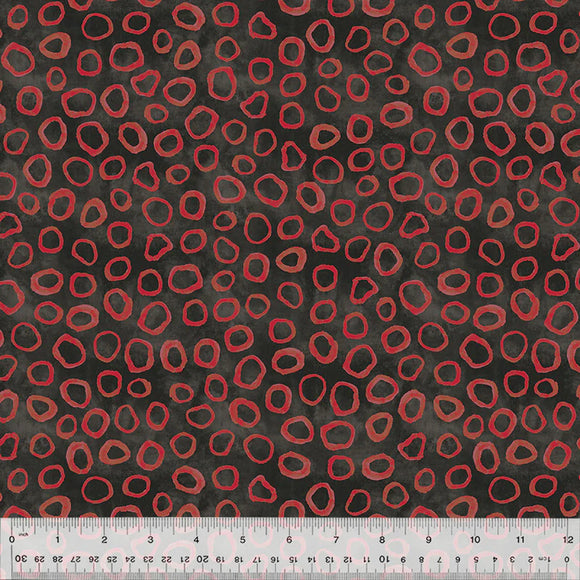 Sketchbook #21, GEMS, 54551D-16 EMBER Quilting Fabric from Marcia Derse for Windham