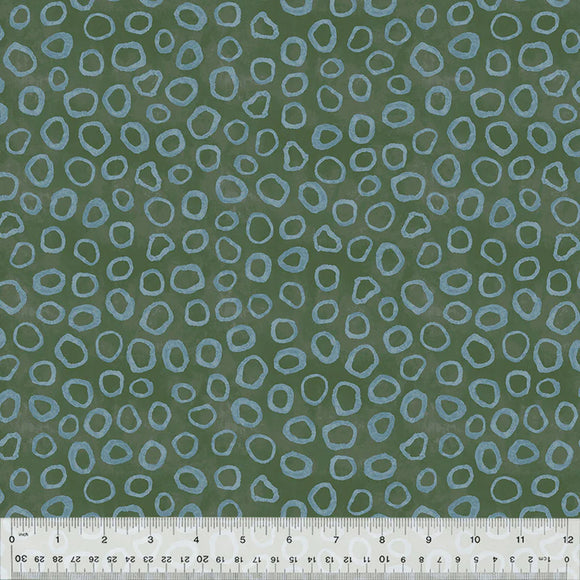 Sketchbook #21, GEMS, 54551D-18 LILYPAD Quilting Fabric from Marcia Derse for Windham