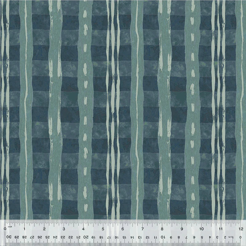 Sketchbook #21, RIBBONS, 54553D-23 CLOUD DRIFT Quilting Fabric from Marcia Derse for Windham
