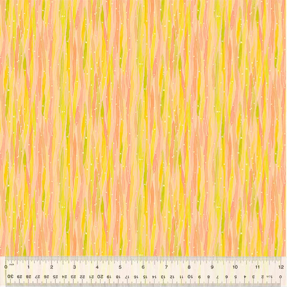 Cotton Fabric RAIN 54656-12 Blossom, Insectarium Collection by Tamara Kate for Windham