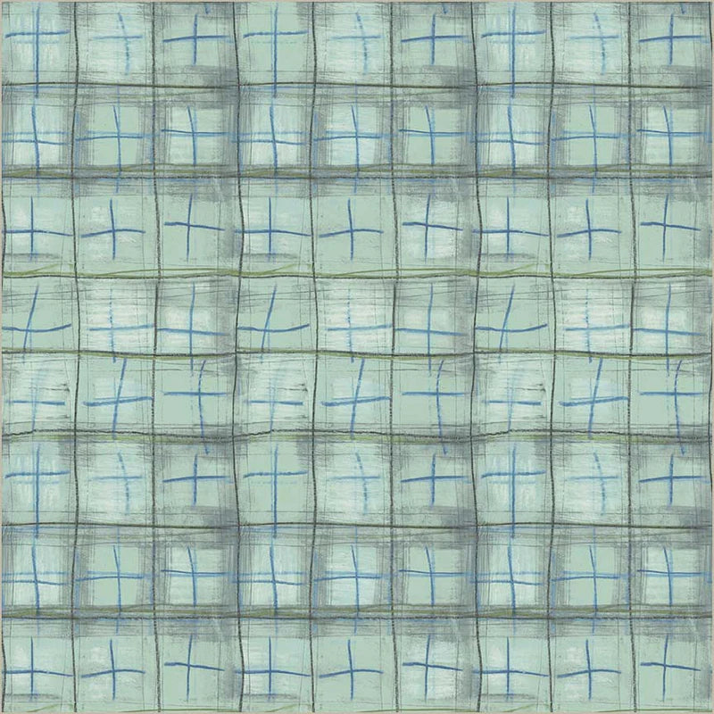 Fabric LAKESIDE PLAID, 54929D-17 Lakeside from Marcia Derse's THE PLAID ONE Collection for Windham
