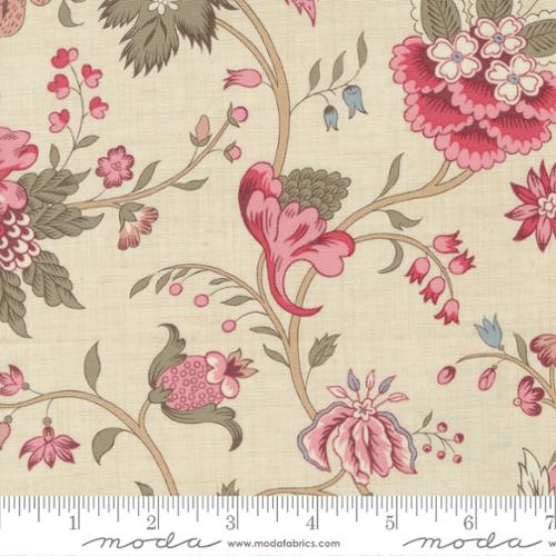 Cotton Fabric, ANTOINETTE PEARL 13951 11 by French General for Moda Fabrics