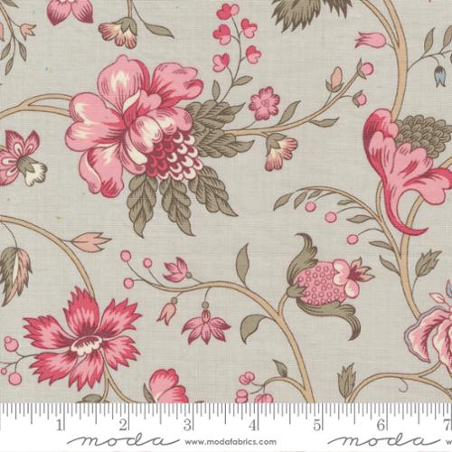 Cotton Fabric, ANTOINETTE SMOKE 13951 12 by French General for Moda Fabrics