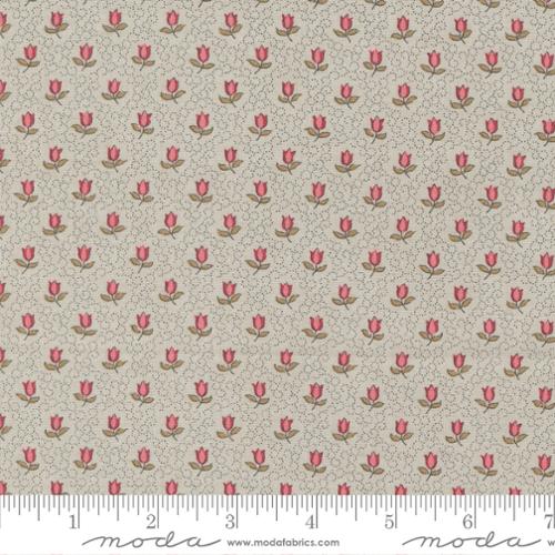Cotton Fabric, ANTOINETTE SMOKE 13955 13 by French General for Moda Fabrics