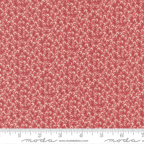Cotton Fabric, ANTOINETTE FADED RED 13956 17 by French General for Moda Fabrics