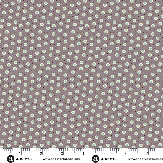 Fabric JOANI PURPLE, A-1540-P from Holbrook Collection by MAX AND LOUISE for Andover