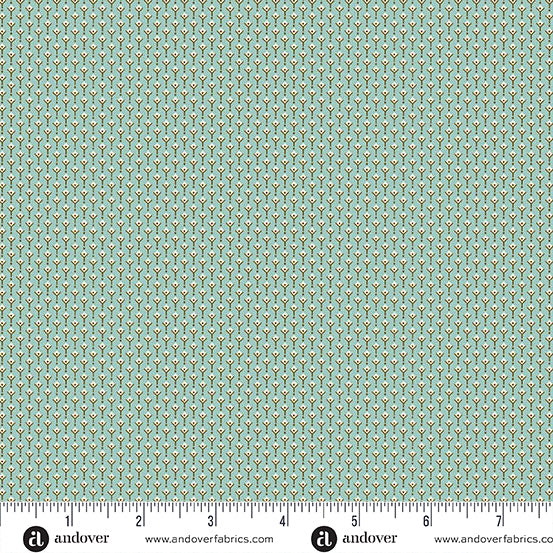 Fabric JONATHAN BLUE, A-1542-B from Holbrook Collection by MAX AND LOUISE for Andover