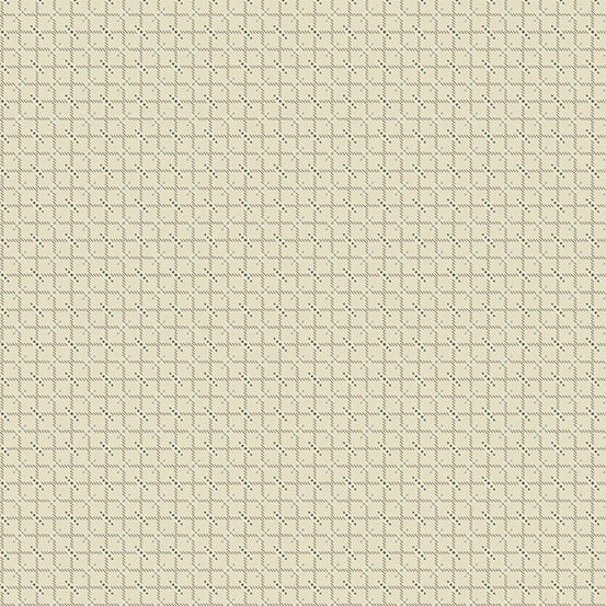 Fabric LATTICE Color SUGAR AND CREAM from English Garden Collection by Edyta Sitar for Andover, A-804-L
