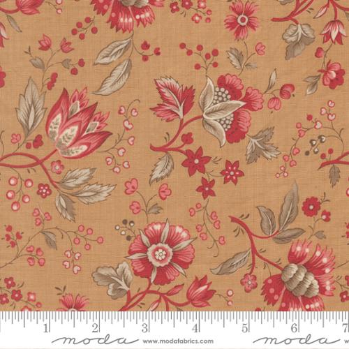 Cotton Fabric, Joie De Vivre TEA 13982 14 by French General for Moda Fabrics