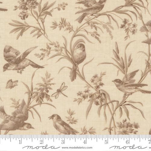 Cotton Fabric, Joie De Vivre PEARL ROCHE 13983 12 by French General for Moda Fabrics