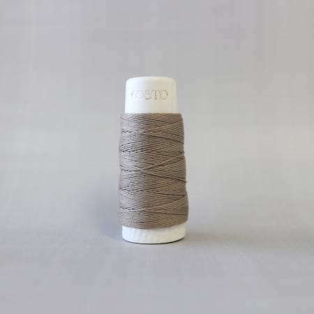 Cosmo Hidamari Sashiko Solid Thread 30 Meters Pale Taupe # 88-013