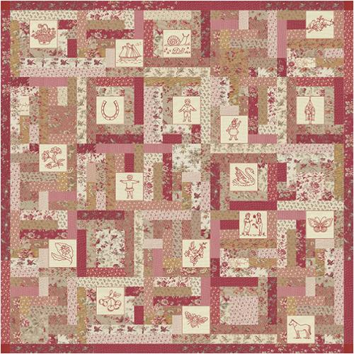 French General QUILT PATTERN Broderie G FG JV004