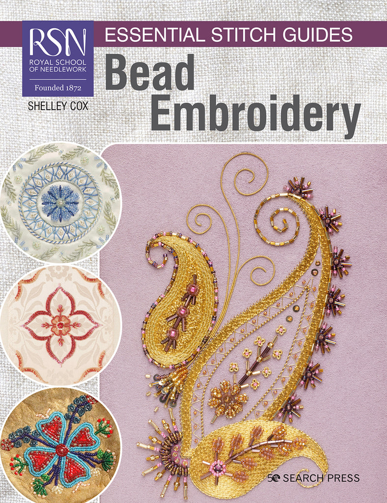 Book BEAD EMBROIDERY by Shelley Cox, Search Press Publication