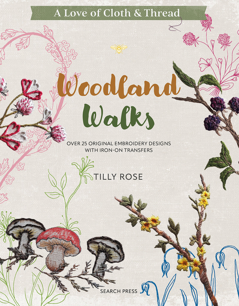 Book WOODLAND WALKS by Tilly Rose, Search Press Publication