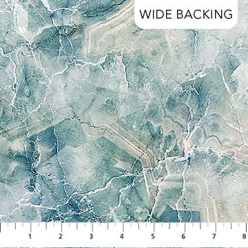 Fabric 108" WIDE MARBLE BACKING Blue from SMOOTH SALING Collection by Deborah Edwards for Northcott, B28911-44