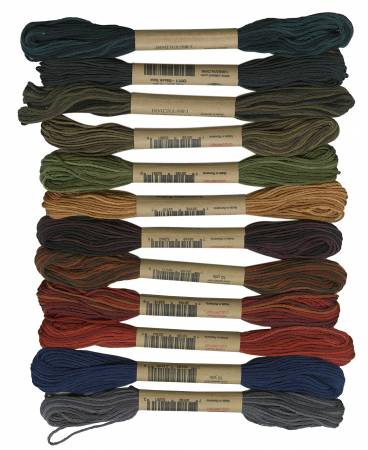 Valdani Embroidery Floss 6 Strand Skein 10yd Country Lights 1 Collection 12 Colors # CL16STSMPLR