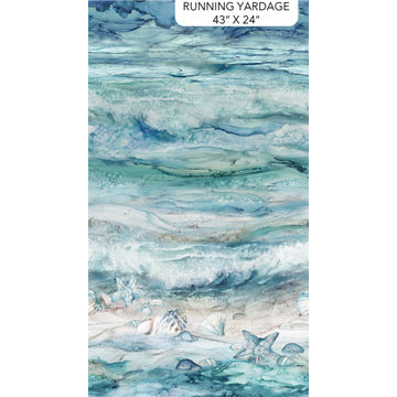 Fabric OMBRE PALE BLUE MULTI from SEA BREEZE Collection by Deborah Edwards and Melanie Samra, DP27096-42