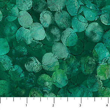 Fabric DP27834-76 DOTS DARK GREEN from CONCERTO Collection by Deborah Edwards and Melanie Samra for Northcott