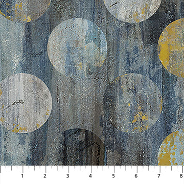 Fabric DP28027-98 BIG DOTS CHARCOAL MULTI from PEDIGREE Collection by Elise Genest for Northcott