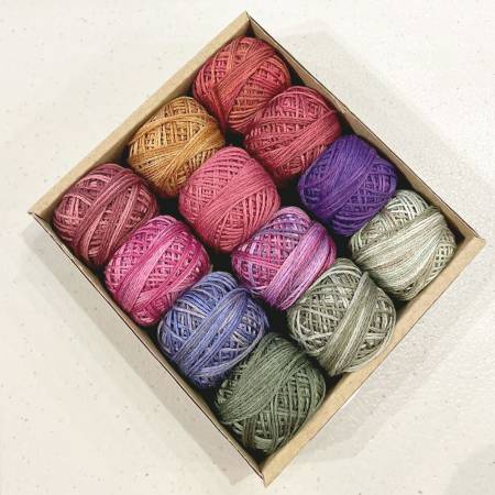 Valdani 3-Strand Ball Floss FLOWERS OF QUAKER Collection 12 Colors # FQ3STSMPLR