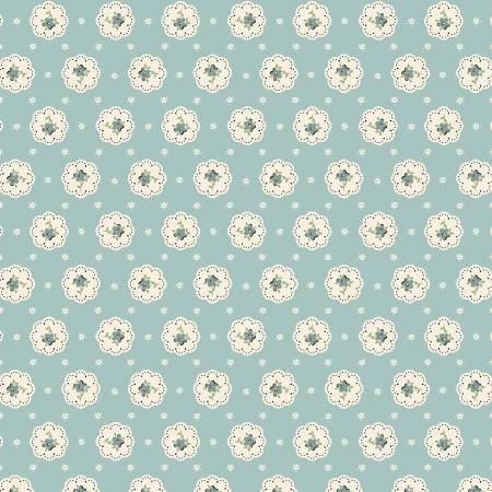 Fabric BAKE SALE BLUE by Elea Lutz from the My Favorite Things Collection for Poppie Cotton, # FT23705